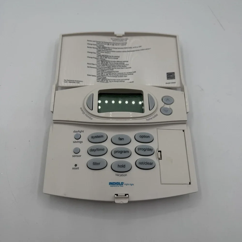 Hunter 7-Day Programmable Thermostat Model 44665 - Tested & Working